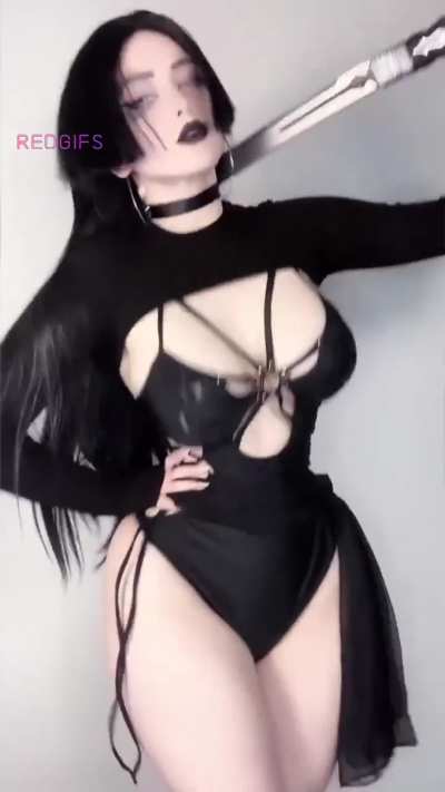 Goth psylocke by Pinkchyu