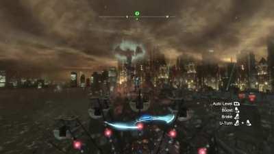 Azrael fails to catch the remote batarang and fucking dies