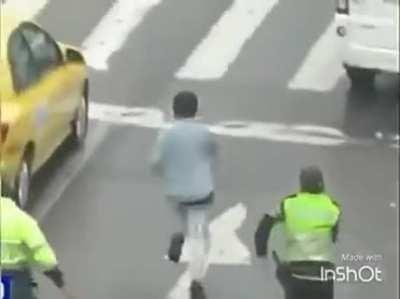 Why are you running...