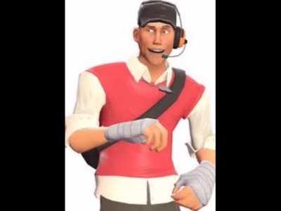 this voiceline rarely plays if you pick scout pre match in comp mode, it's practically unused