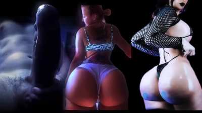 Nothing like a dripping Monster Cock and Thick Babes