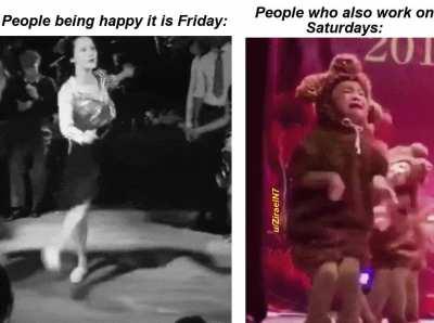 You're not alone Saturday gang...