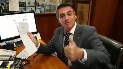 O mito gravou um recado pros patriotas