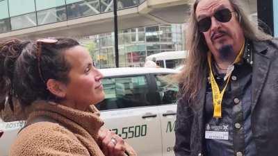 Convincing an Atheist that God is real at Satancon