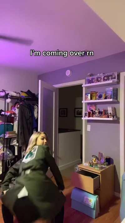 She's coming for the rod