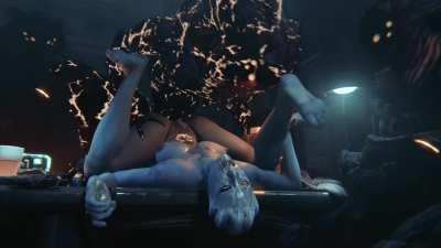 Having failed the final mission, Liara was now nothing more than a mindbroken cumdump for the Collectors, fulfilling her true purpose as an Asari. (ZMSFM)