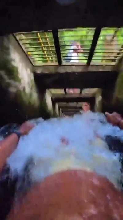 Smooth ride in a water canal