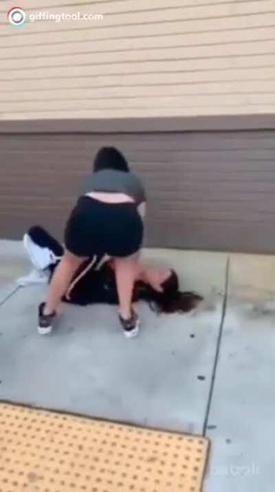 Chick gets sparta kicked after coming back for more