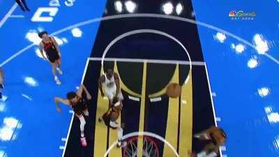 [Highlight] Draymond with the lob to GPII for the lead with 00:21 remaining