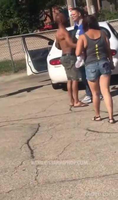 Karen gets the soul slapped out of her for stepping up to the wrong one