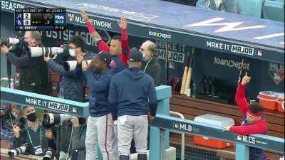 [Highlight] [Highlight] Duvall makes a great catch to deny Gavin Lux from an extra base hit!