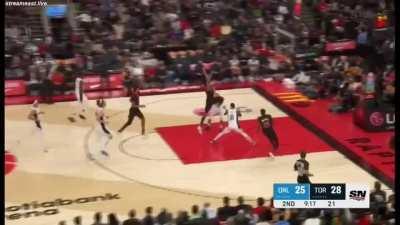 Scottie took 3 dribbles to go coast to coast with this monster dunk!