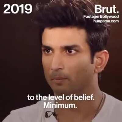 Sushant Singh Rajput's stand on trial by social media - 2019 interview