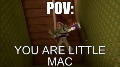 every time I play little Mac :(