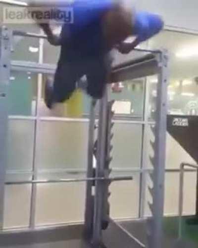 Just Gonna Warm Up With Some Crazy Ass Gymnastics Moves...