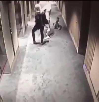 an evil adult gets what he deserves