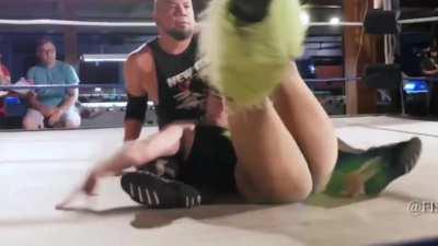 Another Lois Grain getting pinned (let's pretend it was a three count)