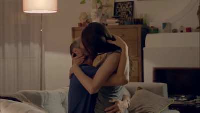 Argentinian bombshell Eva De Dominici in a sex scene with a guy 32 years older, vid 1