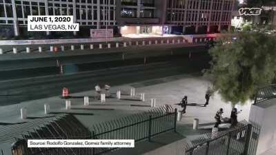 June 1, 2020: Las Vegas police killed 25yo Jorge Gomez. LVPD's statement was that Gomez was armed and pointing a rifle at police. New surveillance video proves otherwise: