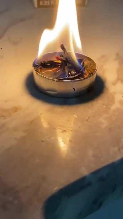 I got bored and forgot it did that. It was shooting out little balls of fire first.