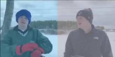 AuthRight and Centrist goes sledding! (I suck at editing)