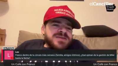 Franco Rinaldi aseguró que Milei 