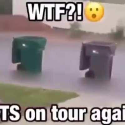 BTS caught on tour