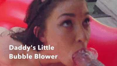 I taught her throat how to cum 