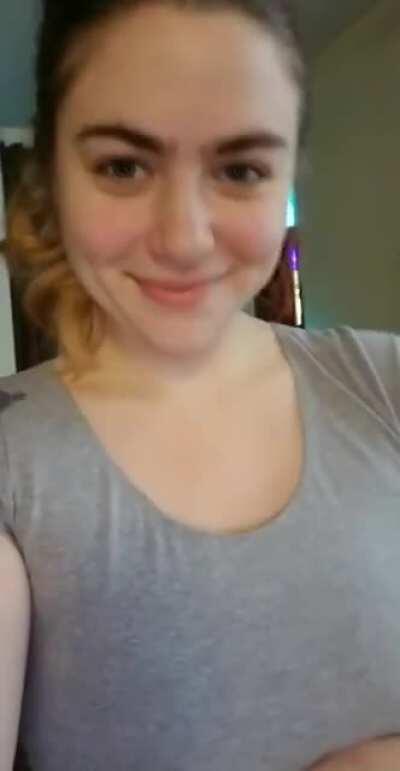 Drop everything and give my boobs your attention.