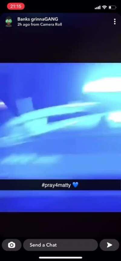 For anyone who didn’t believe that it was y.cb who got shot the other day - banks (ACG) posted the aftermath (Matty is y.cb’s gov)