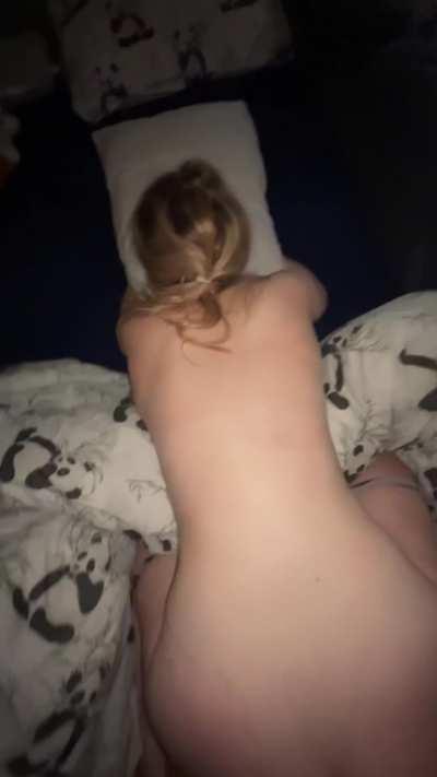 As soon as he touched me, I just had to let him hit raw