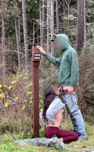 You no we always practice proper trail etiquette