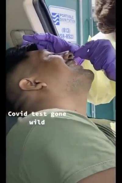 Covid test gone wild