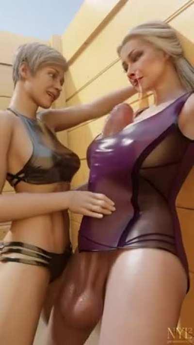 Cassie & Futa Sindel (Nyl) [Mortal Kombat]