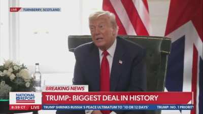 Trump on Epstein island: “I never had the privilege of going to his island.”