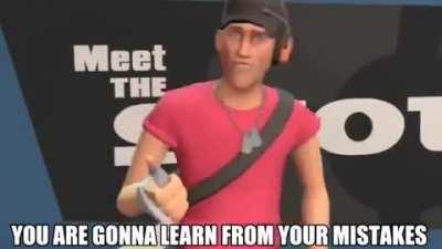 Scout tells you to be proud (Credit to whoever made this.)