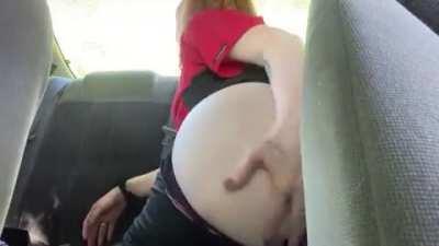 feeling naughty before my shift at the hotel this morning... ;D