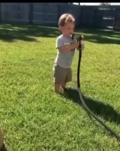 True idiot with a true gun.