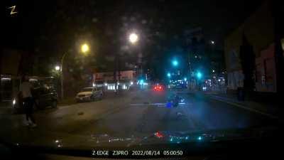 Hit and Run in Chicago this morning