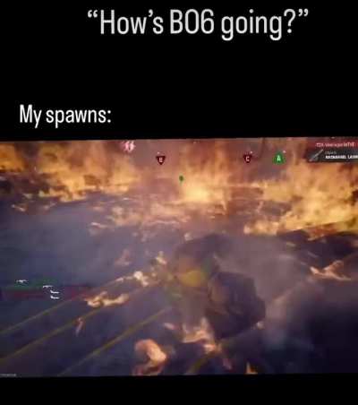 Yeah if you could just go ahead and fix the spawns that would be great.