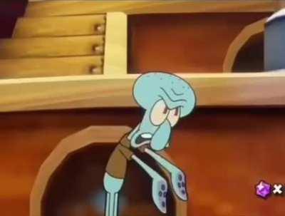 Poor squidward didn’t know…