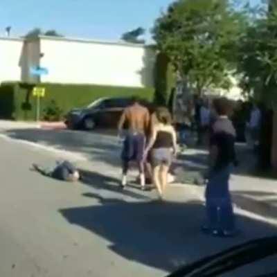 What could go wrong if i just drag this homeless man across the street?