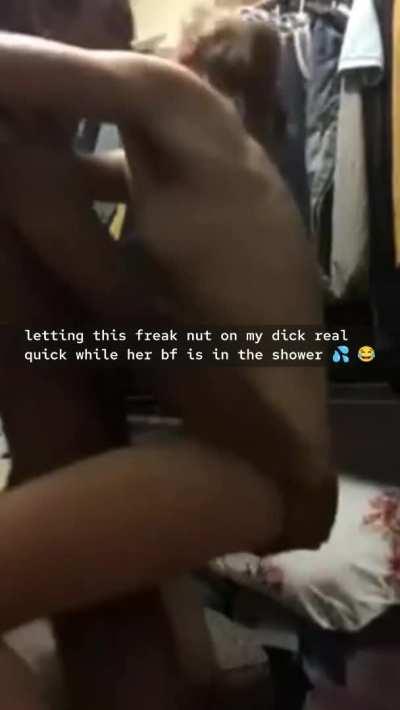 [Reddit] I love the thought of a close bud fucking my girl like this while I’m in the shower unknowing of her cheating ways🥵