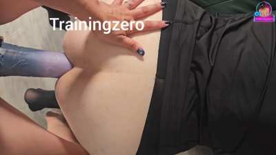 Bend over for my huge strapon