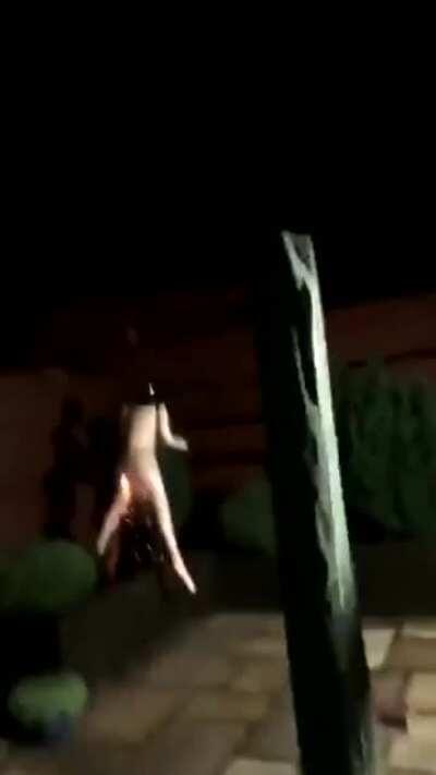 Using an inflatable doll