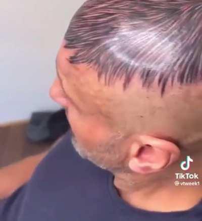 Dude got a permanent.