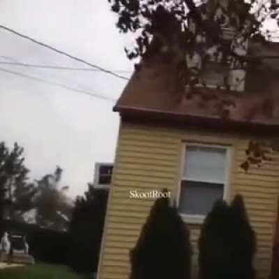 Gordon does a sick jump