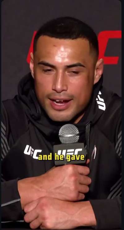 Carlos Ulberg was a stripper