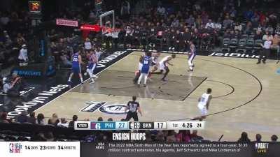 [Highlight] Kyrie with the saucy euro step + jelly layup in traffic