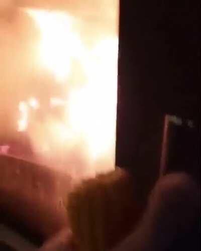 corn on the fireplace